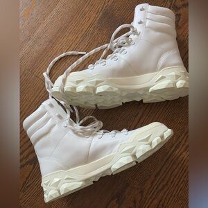 Jimmy Choo Ivory High-Top Sneakers